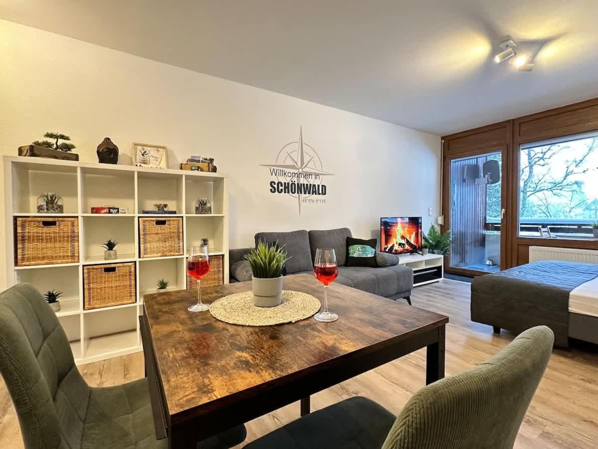 Relaxapartments Black Forest Emotion Mit Sonnenbalkon Mit Blick Auf Den Kurpark, Schnelles Internet, Naehe Triberger Wasserfaelle, Fuer Bis Zu 2 Personen Schönwalde Buitenkant foto