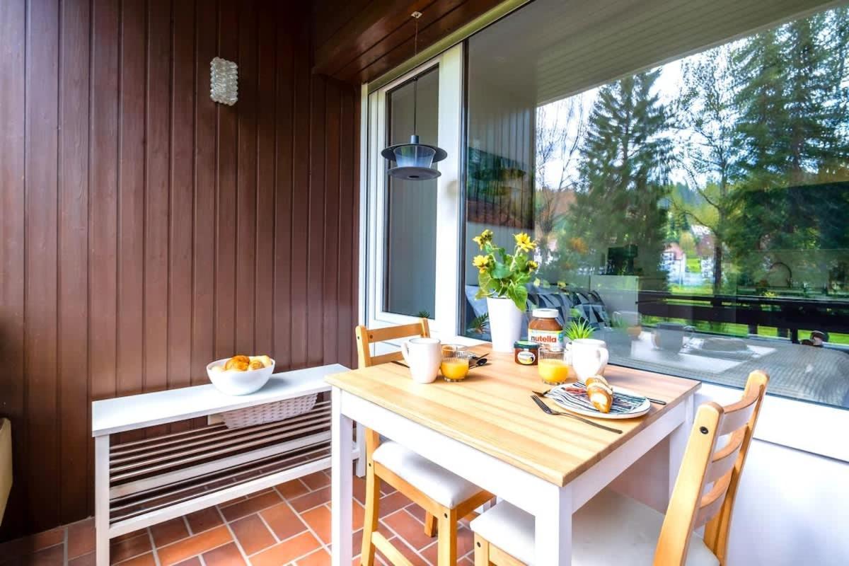 Relaxapartments Black Forest Emotion Mit Sonnenbalkon Mit Blick Auf Den Kurpark, Schnelles Internet, Naehe Triberger Wasserfaelle, Fuer Bis Zu 2 Personen Schönwalde Buitenkant foto